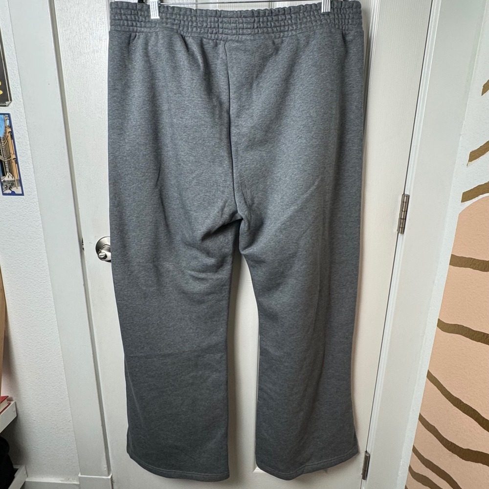 Pact Sweatpants Womens XXL Grey Wide Leg Split Hem Athleisure Loungewear - Picture 7 of 9